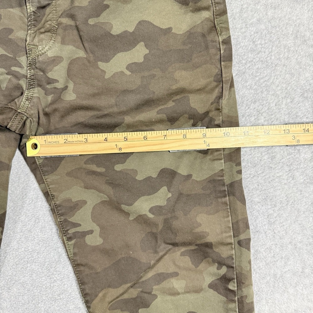 Banana Republic Travel Jean Slim Fit 32x30 Olive Camo Stretch Denim Pants Hemmed - Picture 9 of 11